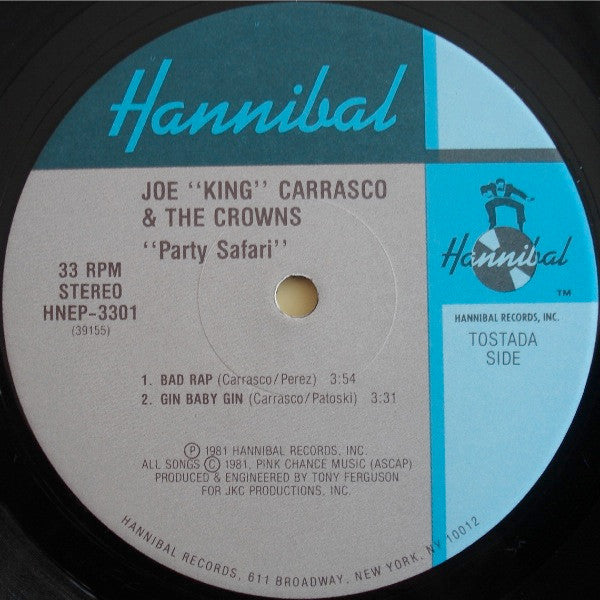 Joe King Carrasco And The Crowns* : Party Safari (12", EP)