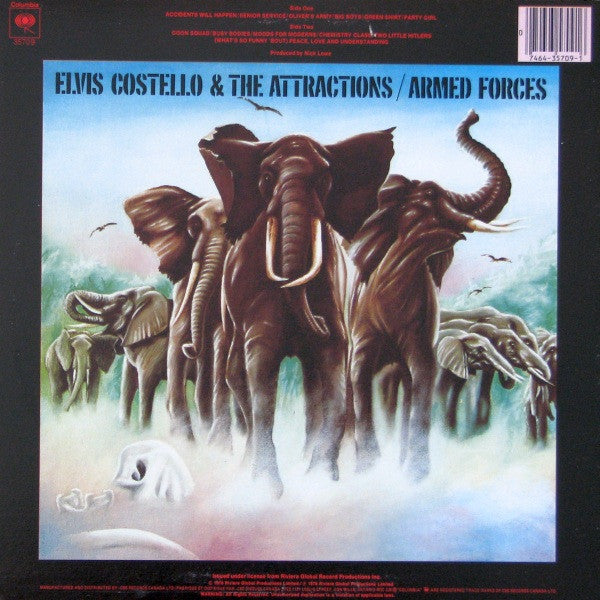 Elvis Costello And The Attractions* : Armed Forces (LP, Album + 7")