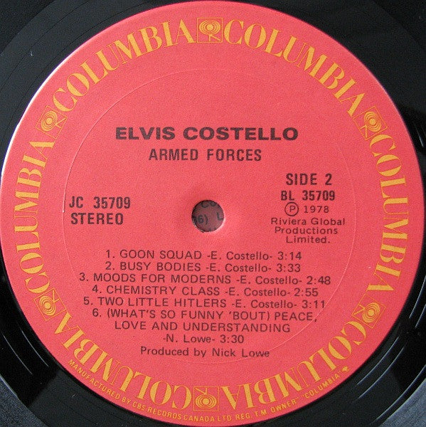 Elvis Costello And The Attractions* : Armed Forces (LP, Album + 7")