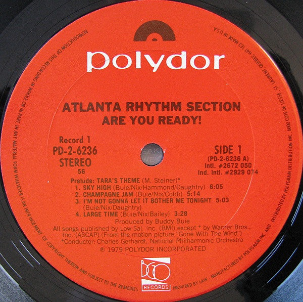 Atlanta Rhythm Section : Are You Ready! (2xLP, Album)