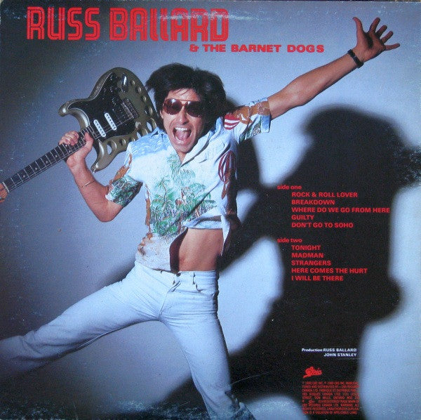Russ Ballard & The Barnet Dogs : Into The Fire (LP, Album)