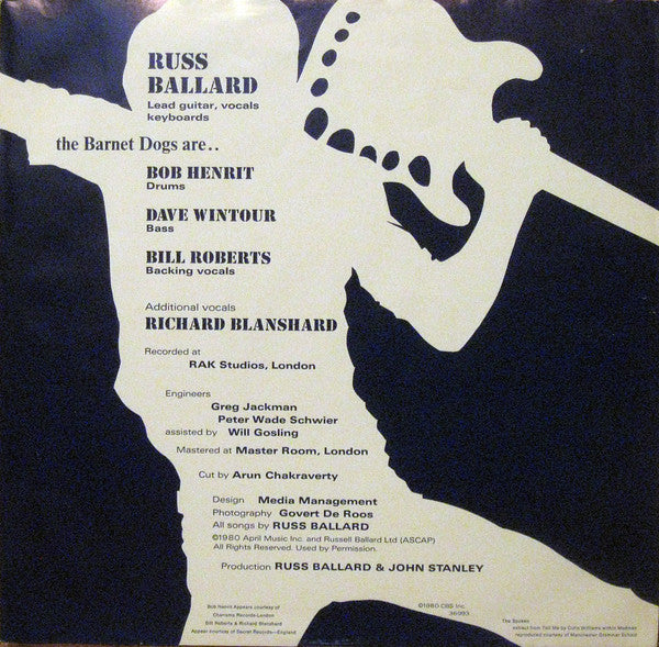 Russ Ballard & The Barnet Dogs : Into The Fire (LP, Album)