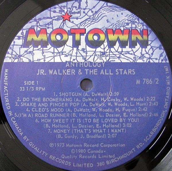 Junior Walker & The All Stars : Anthology (2xLP, Comp, RE, Gat)