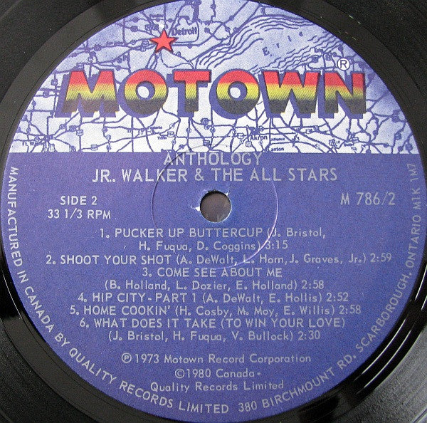 Junior Walker & The All Stars : Anthology (2xLP, Comp, RE, Gat)