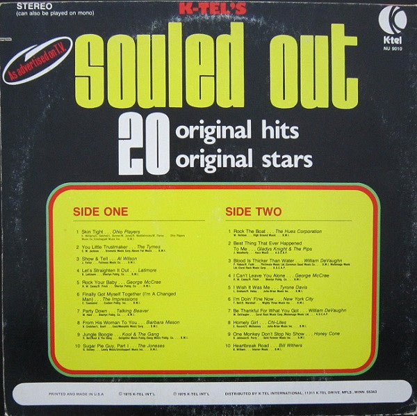 Various : Souled Out (LP, Comp, 12)