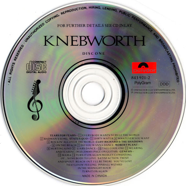 Various : Knebworth: The Album (2xCD, Comp, Cin)