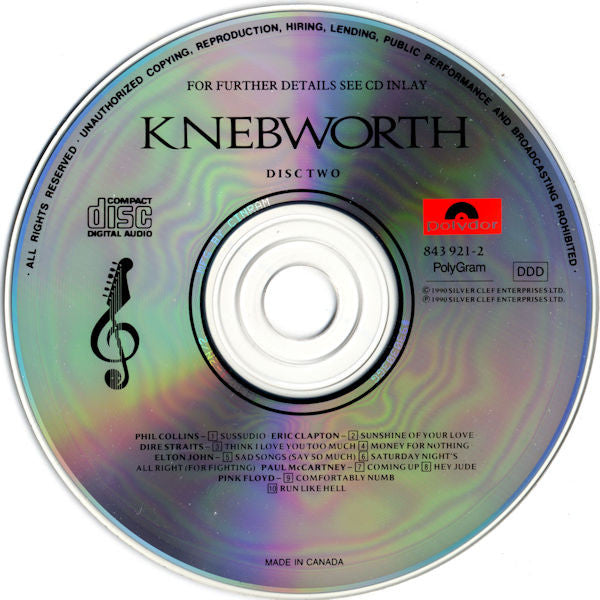 Various : Knebworth: The Album (2xCD, Comp, Cin)