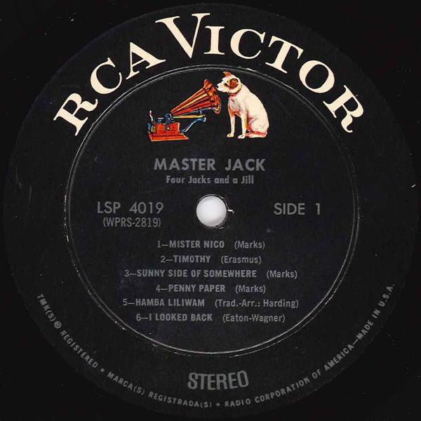 Four Jacks And A Jill : Master Jack (LP, Album, Hol)