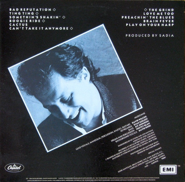 David Wilcox (2) : Bad Reputation (LP, Album)