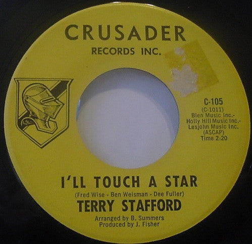 Terry Stafford : I'll Touch A Star (7", Alc)