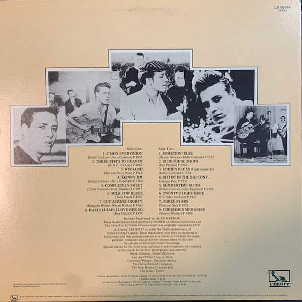 Eddie Cochran : The Very Best Of Eddie Cochran (LP, Comp, Mono, RM)