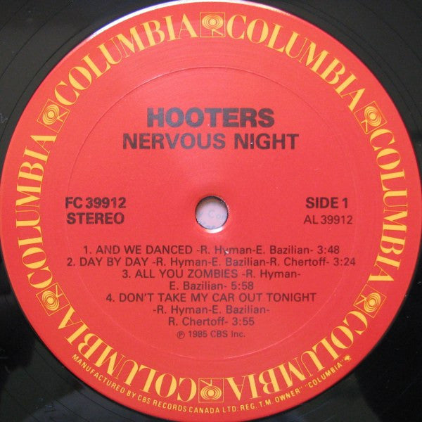 Hooters* : Nervous Night (LP, Album)