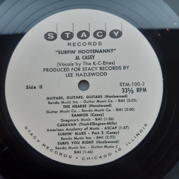 Al Casey (2) : Surfin' Hootenanny (LP, Mono, Mon)