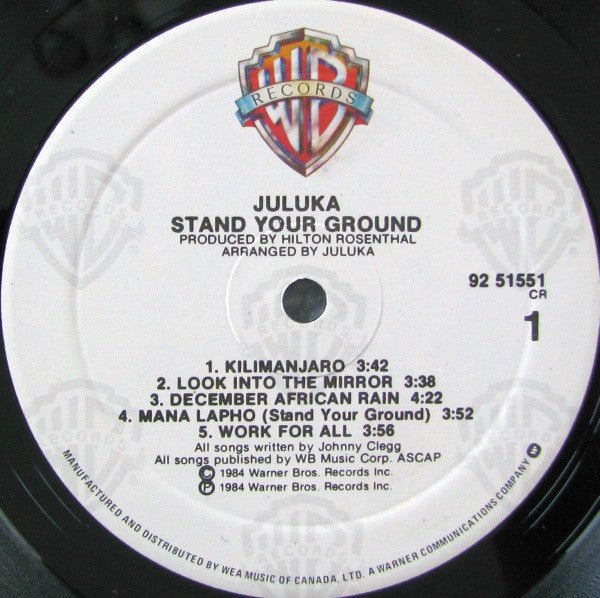 Juluka : Stand Your Ground (LP, Album)