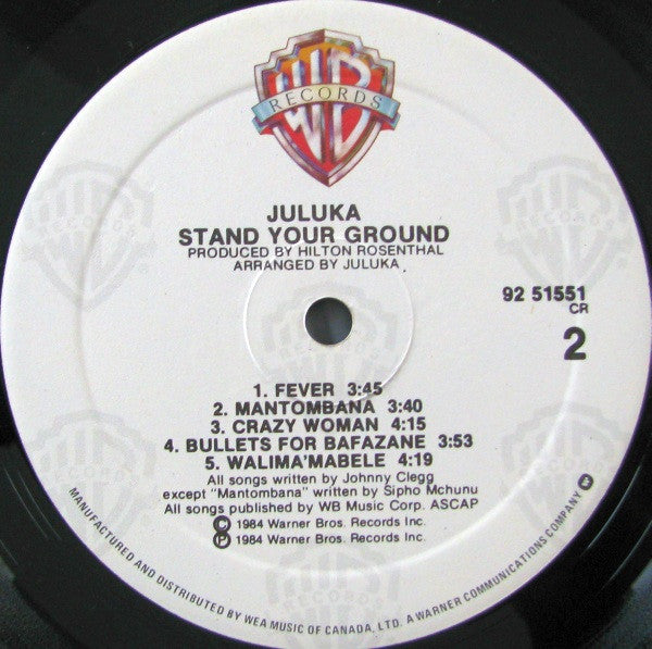 Juluka : Stand Your Ground (LP, Album)