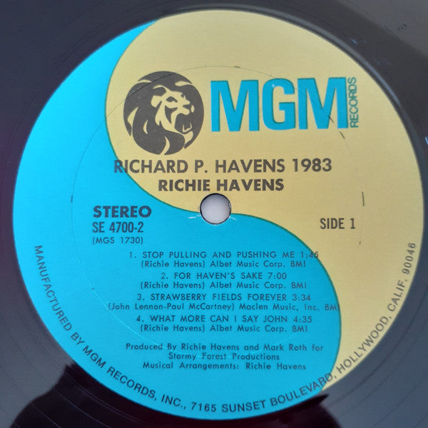 Richie Havens : Richard P. Havens, 1983 (2xLP, Album, RE, Gat)