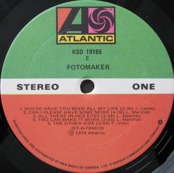 Fotomaker : Fotomaker (LP, Album)