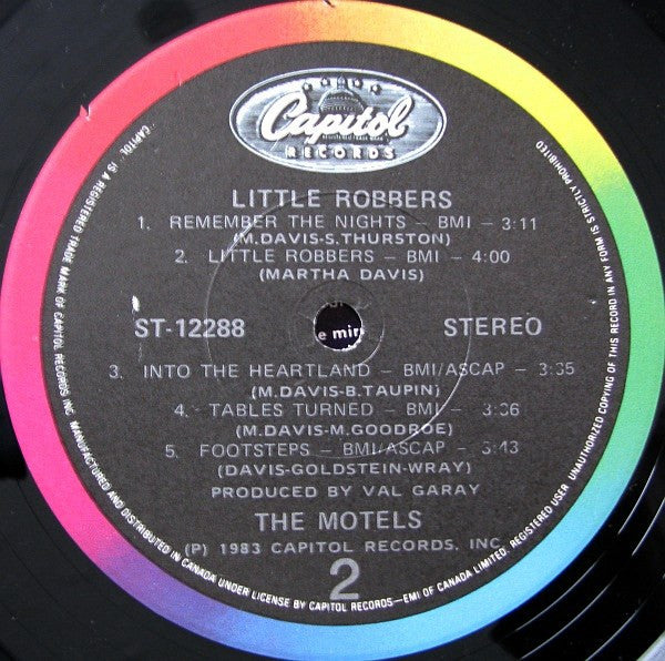 The Motels : Little Robbers (LP, Album)