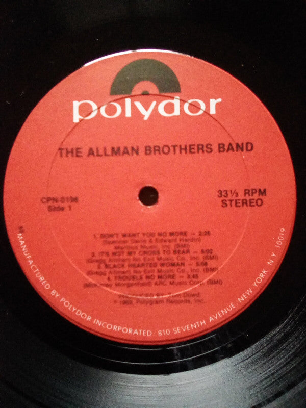 The Allman Brothers Band : The Allman Brothers Band (LP, Album, RE, 53,)
