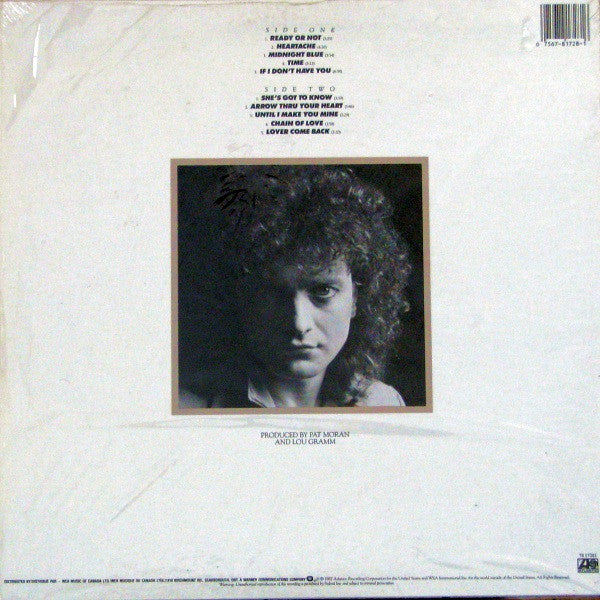 Lou Gramm : Ready Or Not (LP, Album)