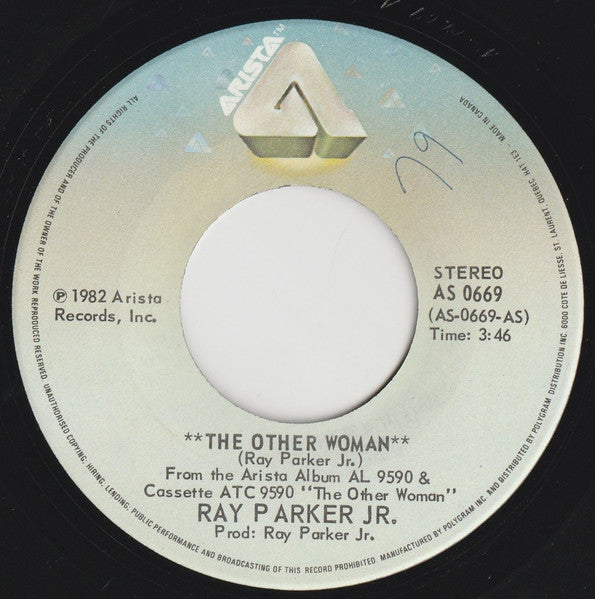 Ray Parker Jr. : The Other Woman (7", Single)