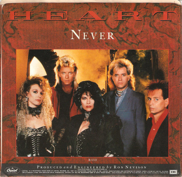 Heart : Never (7", Single)