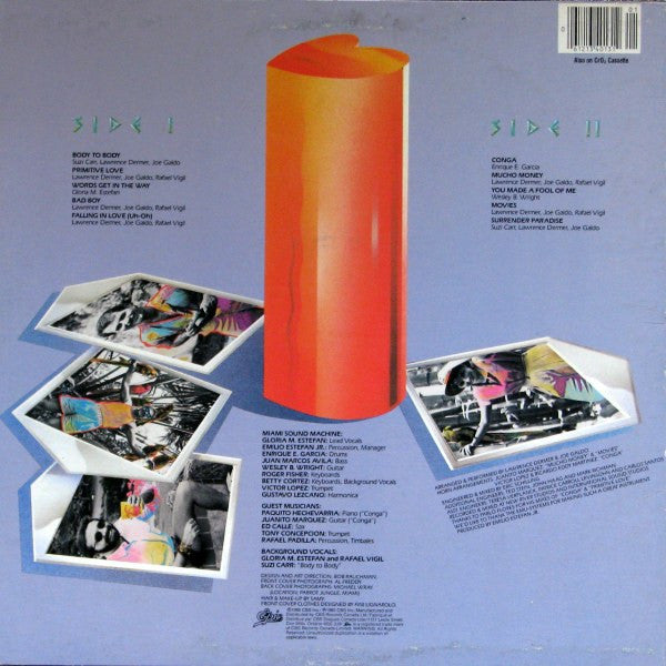 Miami Sound Machine : Primitive Love (LP, Album)