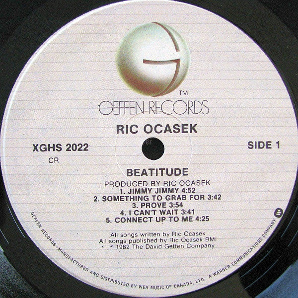 Ric Ocasek : Beatitude (LP, Album)