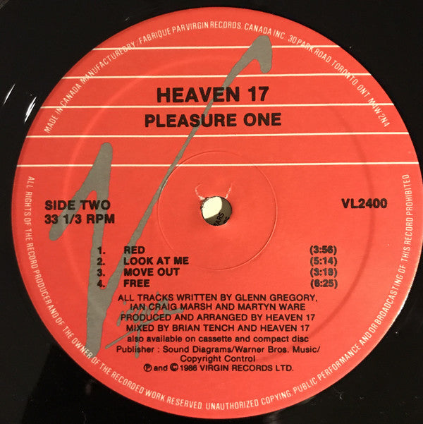 Heaven 17 : Pleasure One (LP)