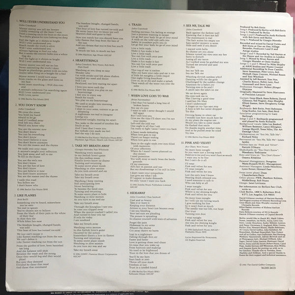 Berlin : Count Three & Pray (LP, Album)