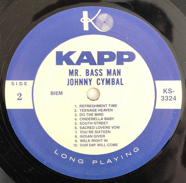 Johnny Cymbal : Mr. Bass Man (LP, Comp)
