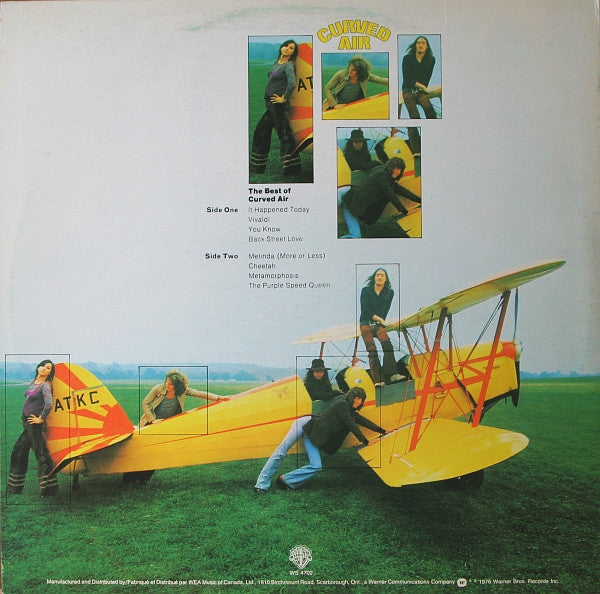 Curved Air : The Best Of Curved Air (LP, Comp)