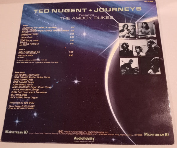 Ted Nugent And The Amboy Dukes : Journeys (LP, Comp)