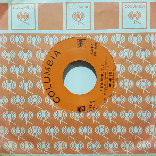 Johnny Cash : A Boy Named Sue (7")