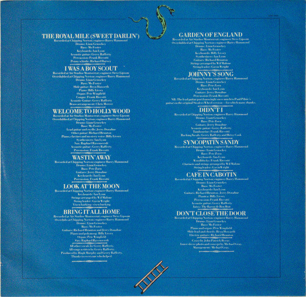 Gerry Rafferty : Snakes And Ladders (LP, Album)