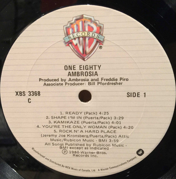 Ambrosia (2) : One Eighty (LP, Album)