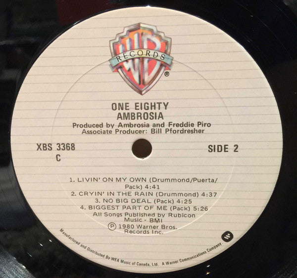 Ambrosia (2) : One Eighty (LP, Album)