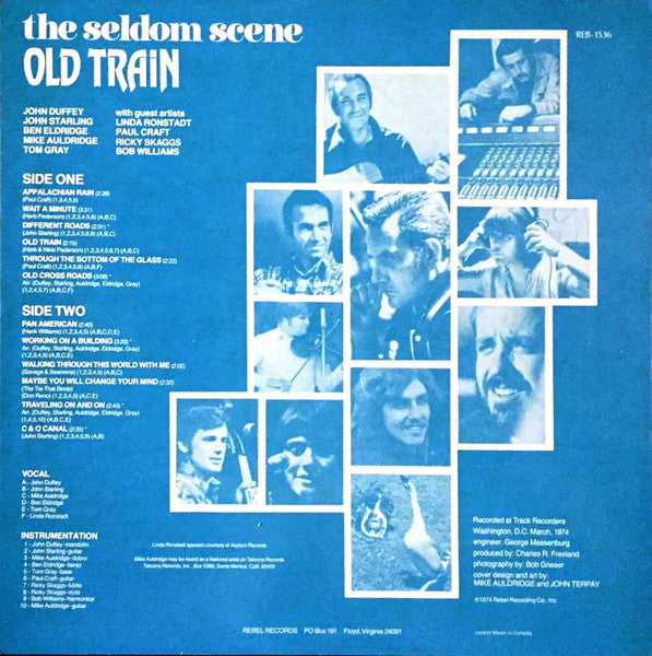 The Seldom Scene : Old Train (LP, Album, RP)