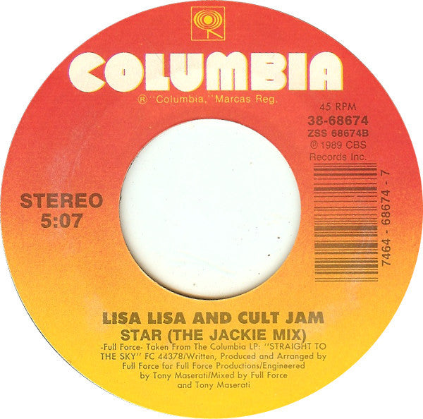 Lisa Lisa And Cult Jam* : Little Jackie Wants To Be A Star (7", Single)