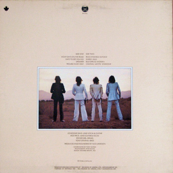 Foghat : Rock And Roll Outlaws (LP, Album)