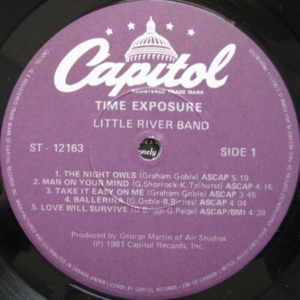 Little River Band : Time Exposure (LP, Album)