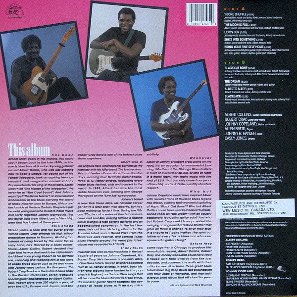 Albert Collins / Robert Cray / Johnny Copeland : Showdown! (LP, Album)
