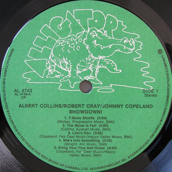 Albert Collins / Robert Cray / Johnny Copeland : Showdown! (LP, Album)