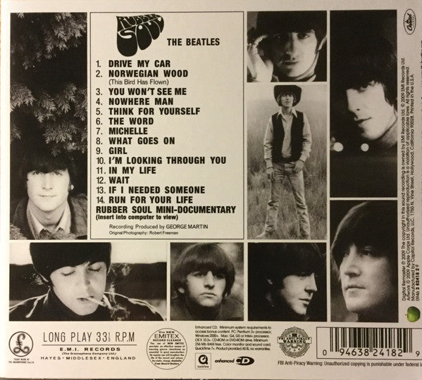 The Beatles : Rubber Soul (CD, Album, Enh, RM, W/ )