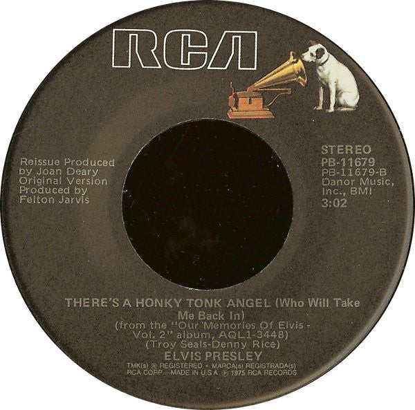 Elvis Presley : I Got A Feelin' In My Body / There's A Honky Tonk Angel (Who Will Take Me Back In) (7", Single)