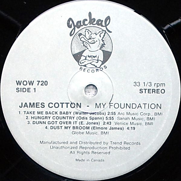 James Cotton : My Foundation (LP, Album)