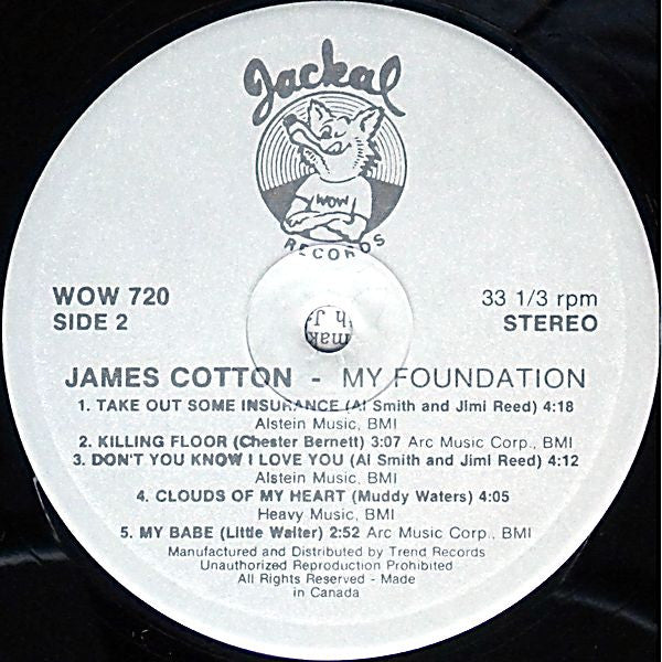 James Cotton : My Foundation (LP, Album)