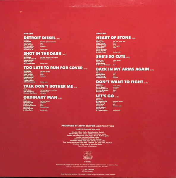 Alvin Lee : Detroit Diesel (LP, Album)