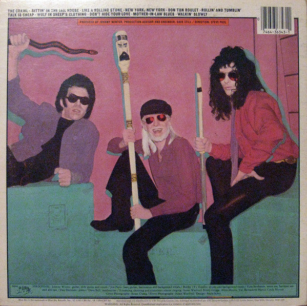 Johnny Winter : Raisin' Cain (LP, Album)