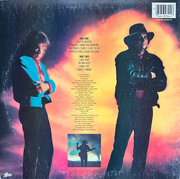 Stevie Ray Vaughan & Double Trouble : Couldn't Stand The Weather (LP, Album)